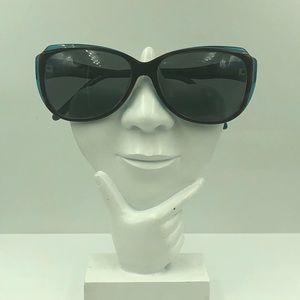 Vera WangV424 Tortoise Blue Oval Sunglasses Frames